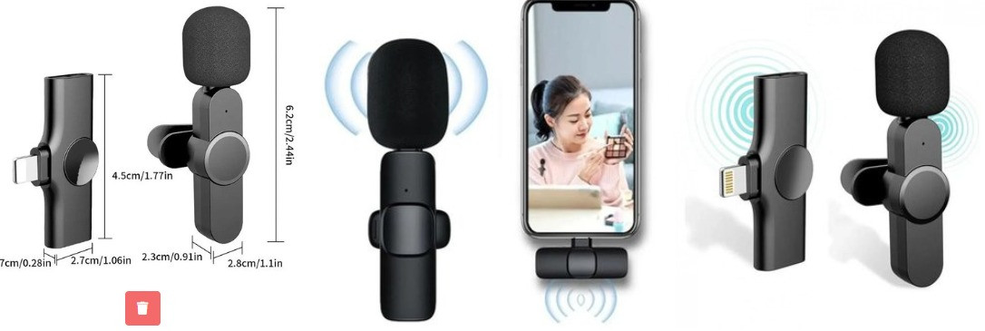 Miniatura 1 de MICROFONO  INALÁMBRICO TIPO C  Y iPhone